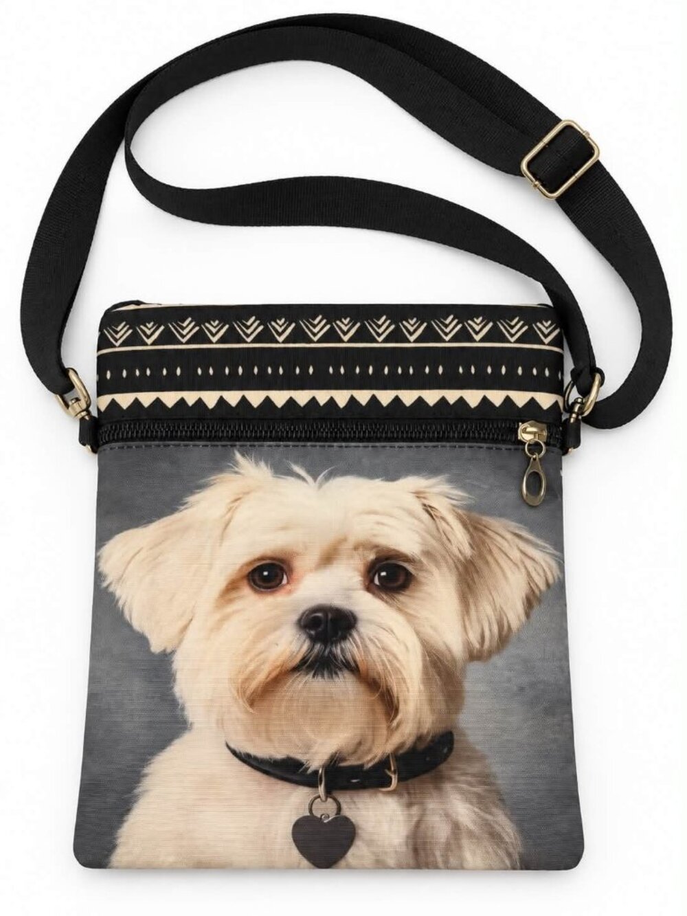 Shaggy Dog Crossbody Phone Bag